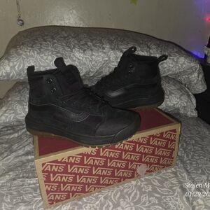 Vans Men's Black High-Top Sneakers
